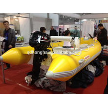 engine fiberglass inflatable boat